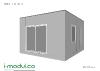 Construire sa maison container / extension ou agrandissement - module CI21b-L-17-ms-vues-1-3D