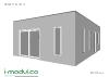 Agrandissement maison/module en ossature bois (prix en ligne) CI47a-L-27-ms-vues-1-3D
